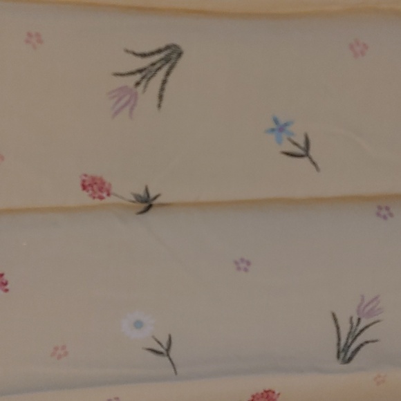 Vintage Floral Yellow Sundress Dress *Flawed Cardigan* Y2K (See Measurements) 90 - Picture 7 of 12